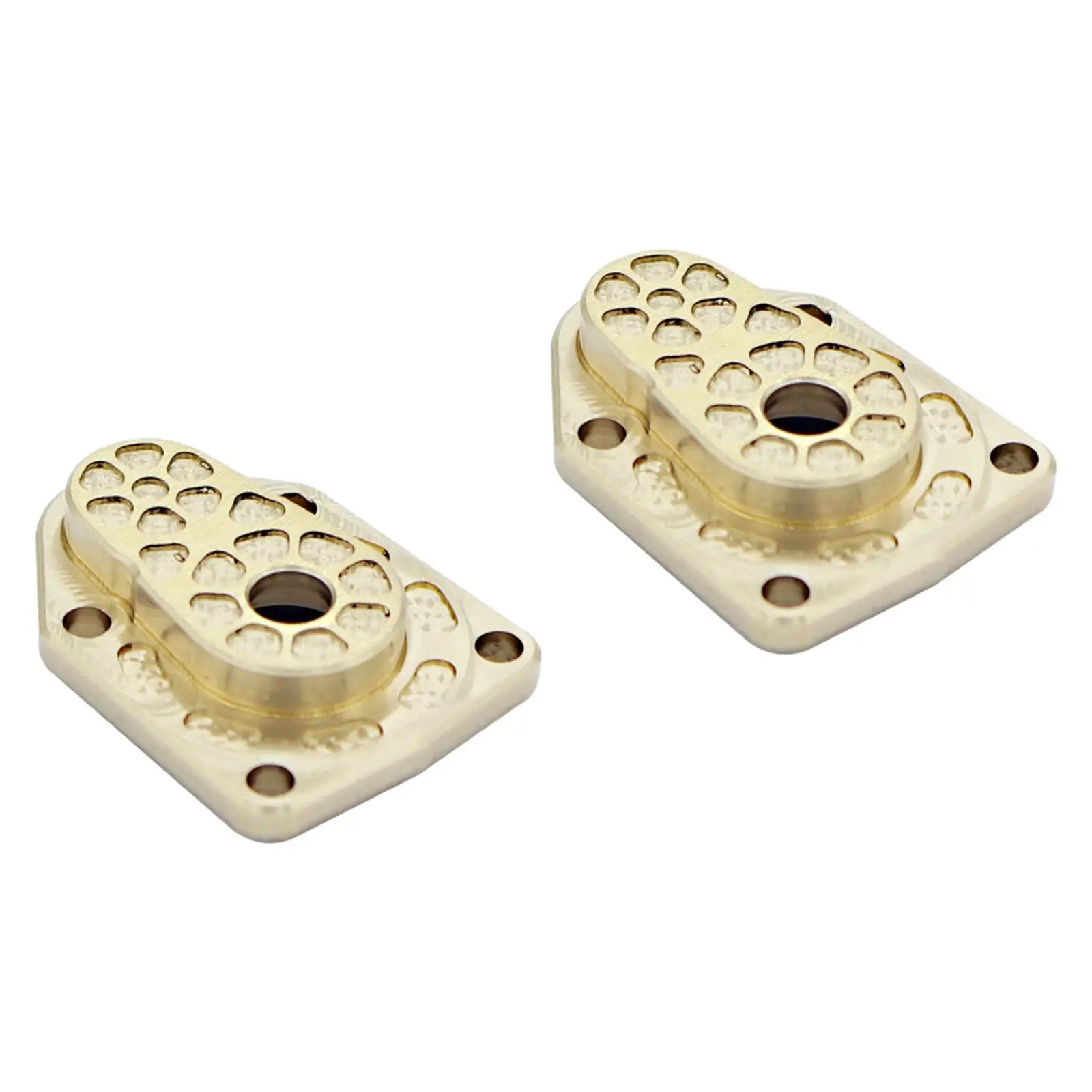 2x Housing Cover RC Brass upgrage Cover for 1/18 RC Crawler Car DIY Modified