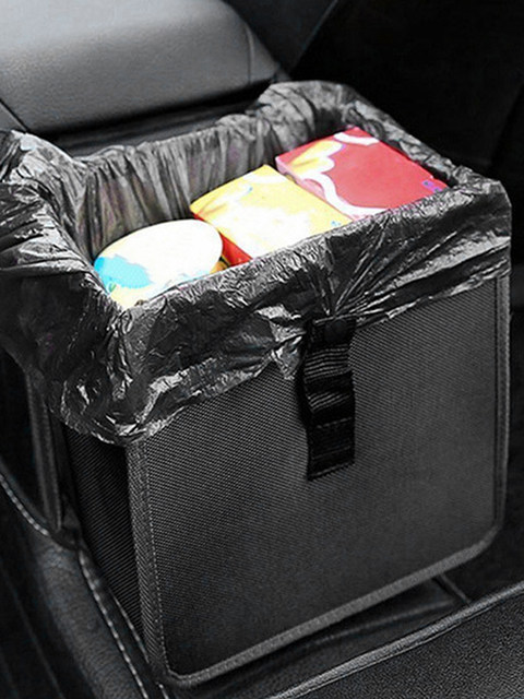 Sac Poubelle Pour Voiture Avec Éclairage LED Et Fermeture Magnétique - Étanche, Anti-Odeurs - Pour SUV, Voiture