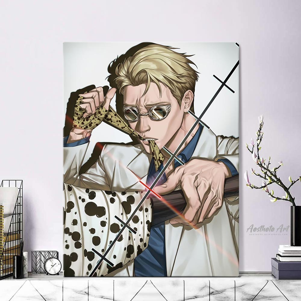 Kento Nanami Jujutsu Kaisen Japanese Anime Manga Canvas Painting Wall Art  Poster Print Picture Living Room Decoration Home Decor | AliExpress