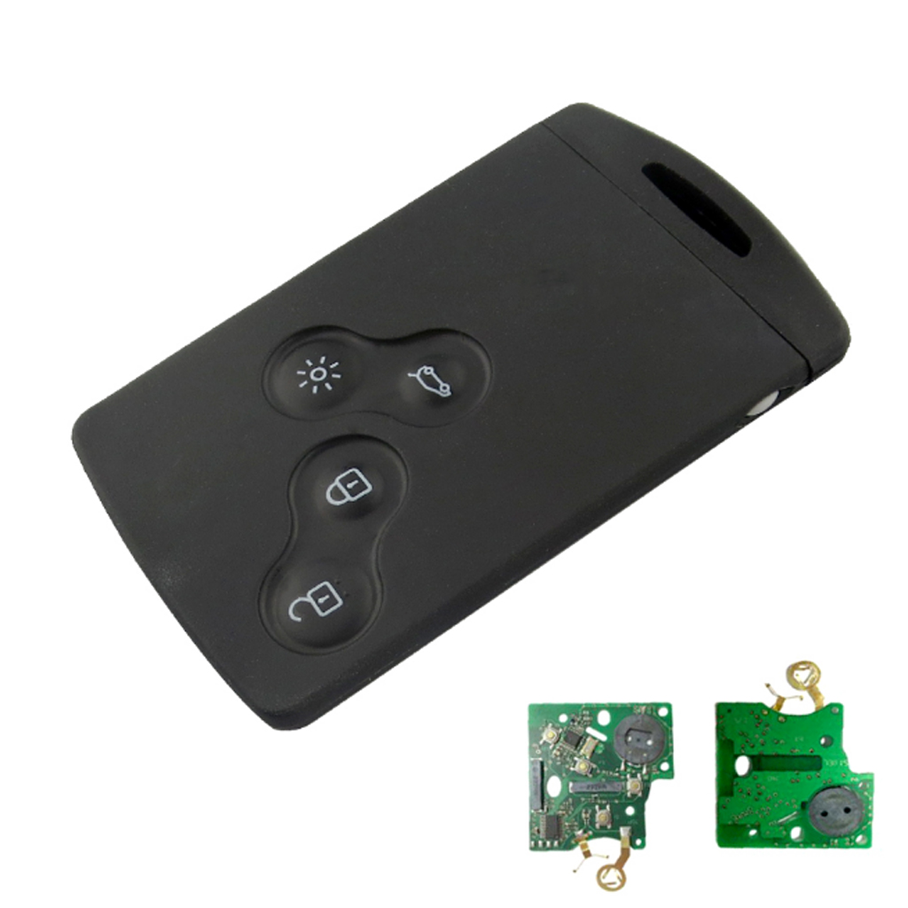 4 Buttons Remote Key 434Mhz ID46 PCF7952 Chip for Renault Koleos Megane