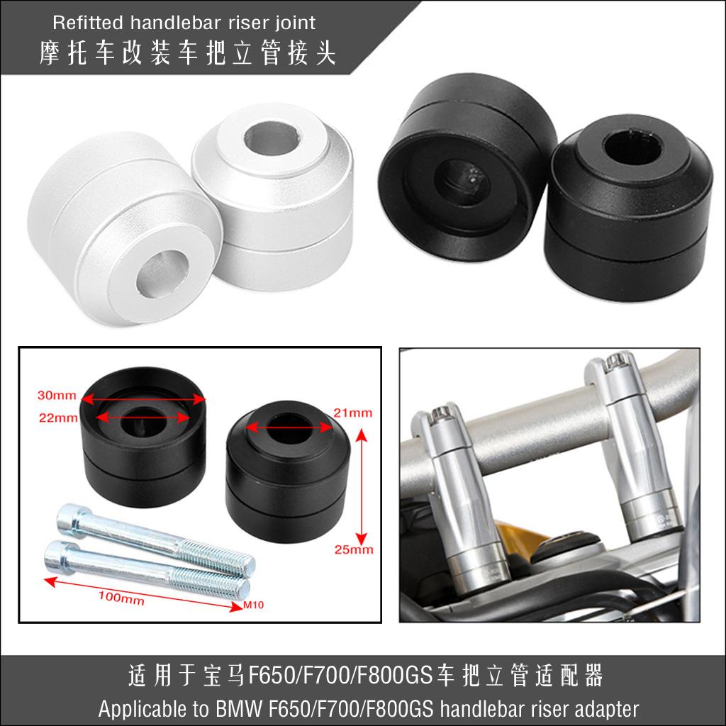 1 Pair Motorcycle Handle Riser Adapter for /F700/F800GS 13-17