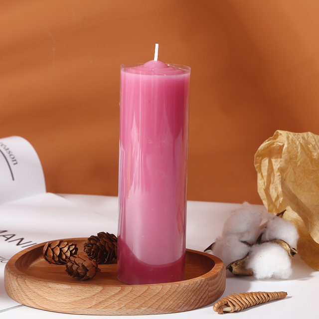 Shearer Candles Candele Da Cena Colore Mango – Alte 25,4 Cm, Antigoccia, Senza Profumo, 11 Ore Di Combustione – Confezione Da 6
