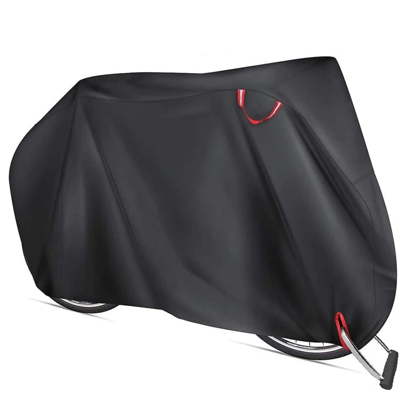 JUFO Bike Cover for Outside Storage Waterproof Oxford Bicycle Cover Indoor 210D Nylon with Pu Coating Wind Proof with Lock Hole With bicycle bottle cage and screw accessories
