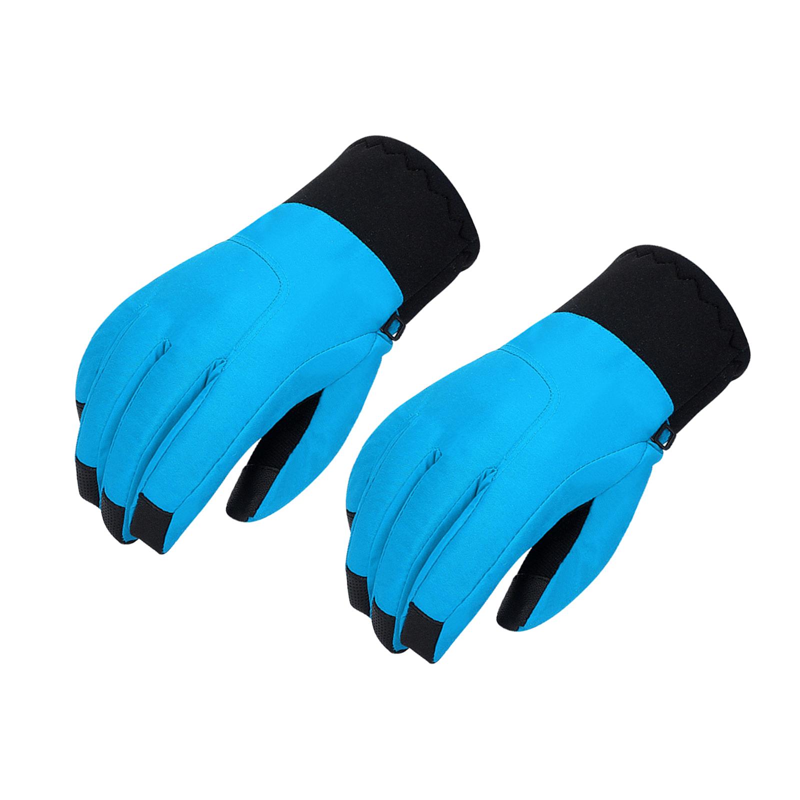 Winter Gloves Windproof Touchscreen Texting Typing Water Resistant Soft Thermal Ski Gloves for Child Men Women Kids Bike Cycling