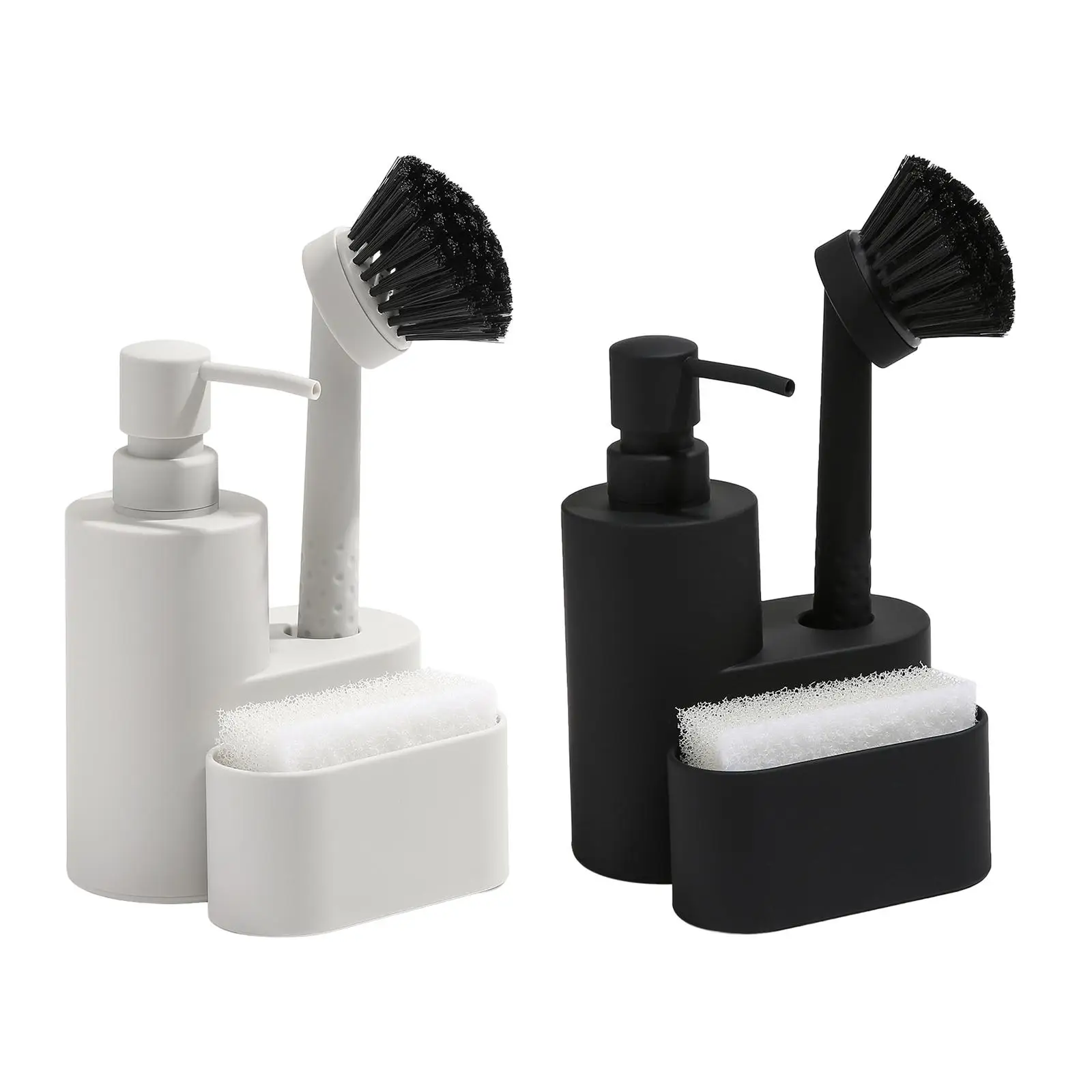 Soap Dispenser with Sponge Holder Accessories -Soap Dispensers for Home Bathroom