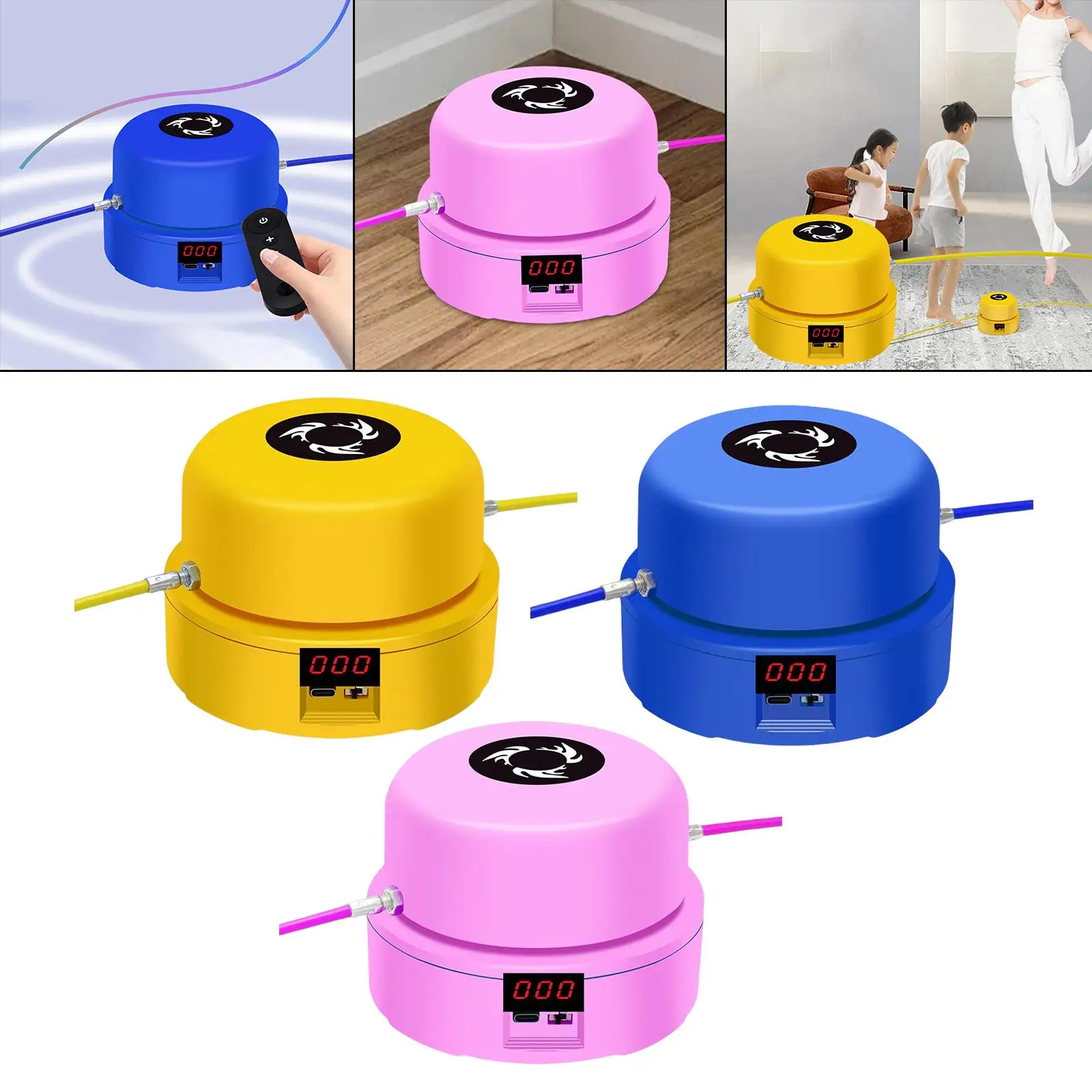 Jumping Machine, Low Noise Automatic Counting Remote Control for Jumping