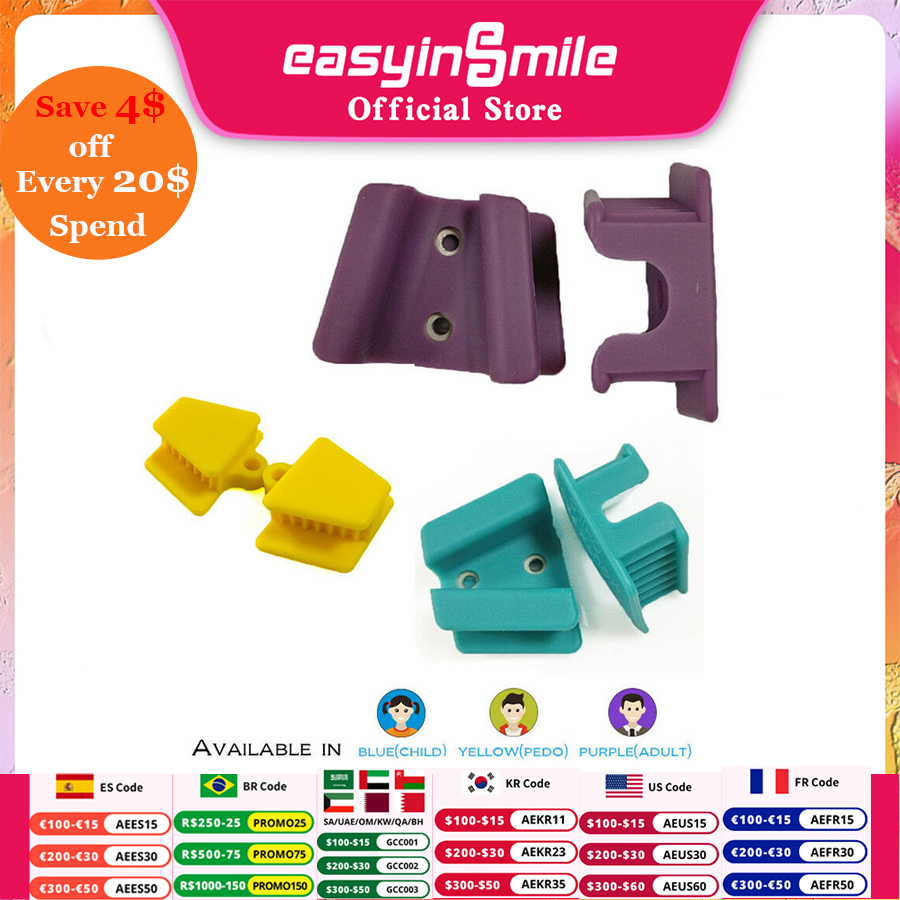 Best of 2PCS EASYINSMILE Dental Bite Block Silicone Rubber Mouth Prop Opener For Adult / Child Autoclavable Material Reviews & Tips