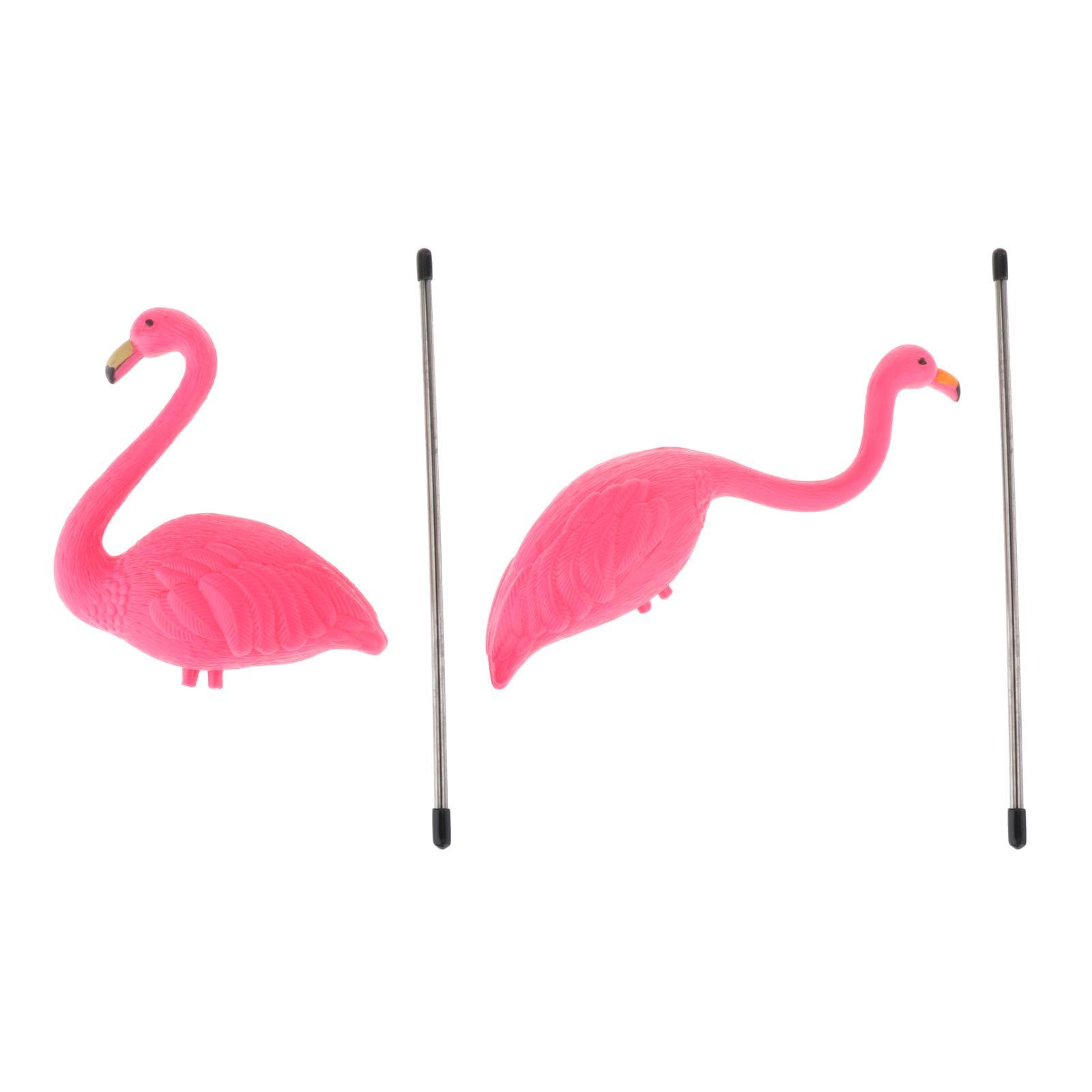 Flamingo Garden Stake Statue Figurines Yard Ornament Outdoor Lawn for Festival Indoor