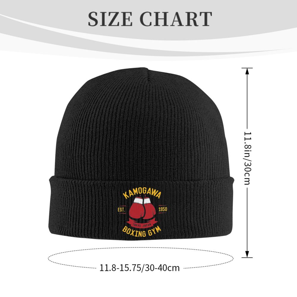 Hajime No Ippo Anime Gestrickte Hut Beanie Herbst Winter Hut Warme Neue Kamogawa Boxhandschuhe Caps Männer Frauen – Detail 1