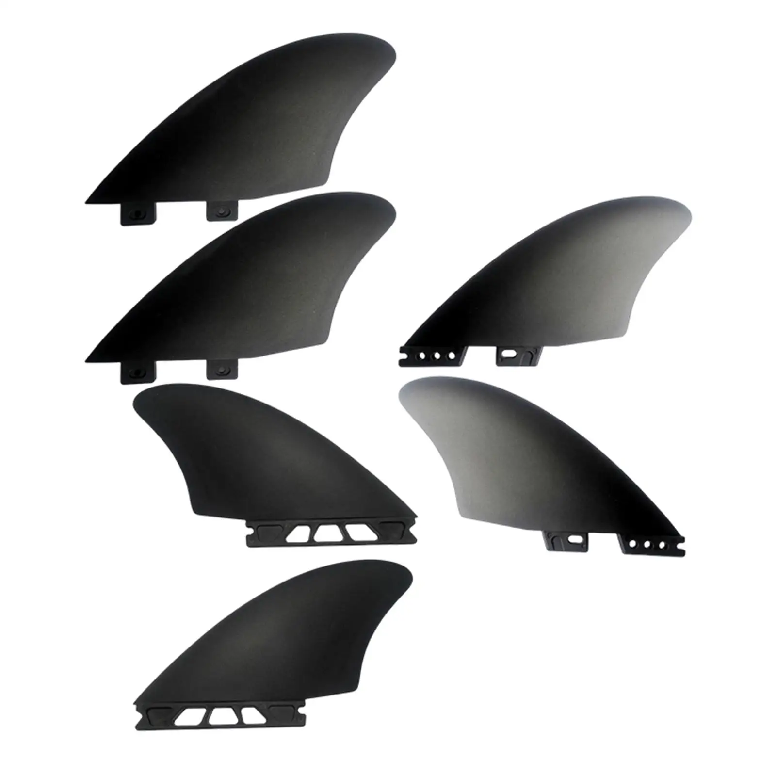 2x Durable Surfboard Fin Surfboard Tail Rudder Durable for Longboard Canoe