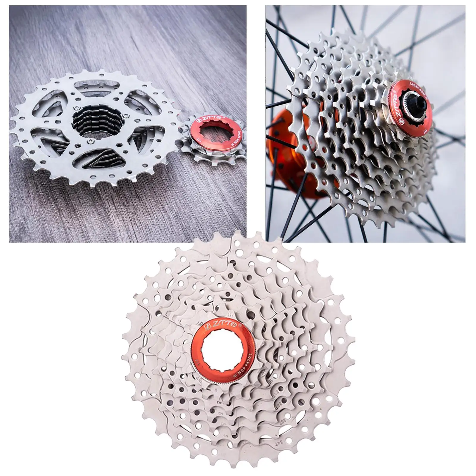 8/9  Bike Cassette Sprocket Freewheel 11-23/25/28/30/34/36T Parts Multiple Anti-Rust  Mountain  Repair Components