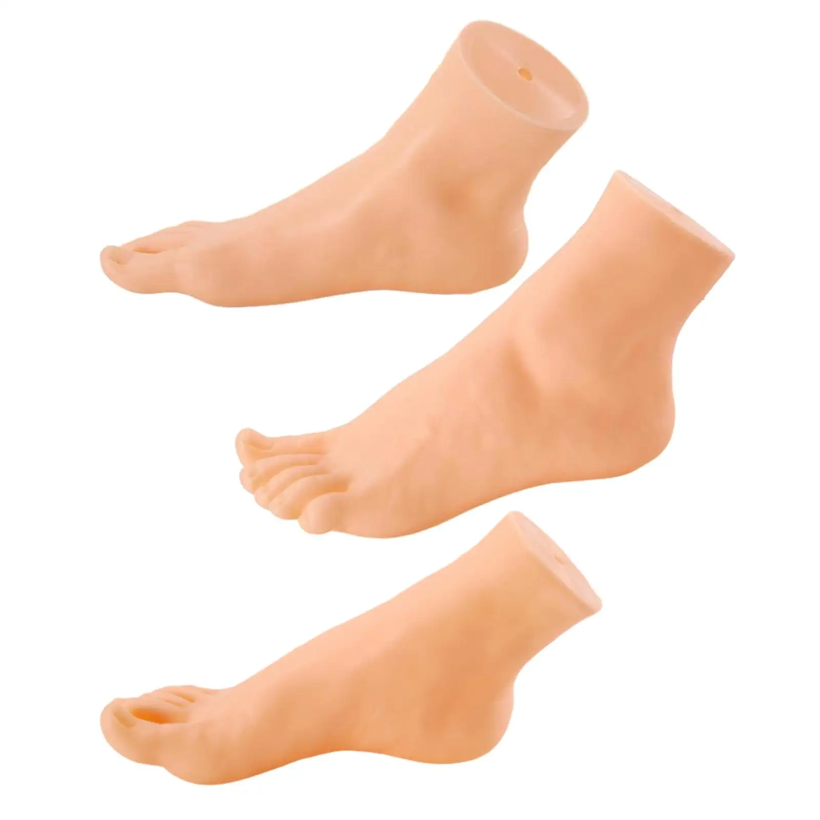 Mannequin Foot Display Lightweight Sock Display Prop Durable Foot Model Simulation for Shop Retail Jewelry Short Stocking