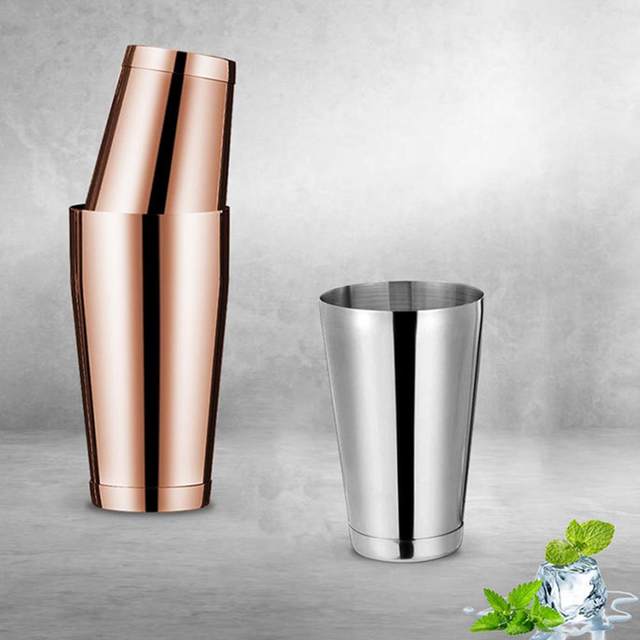 600ml/800ml Cocktail Shaker Drawing Process Clean Easily Mixing Cup  Anti-rust Stainless Steel Insulated Manual Cocktail Mixer - AliExpress