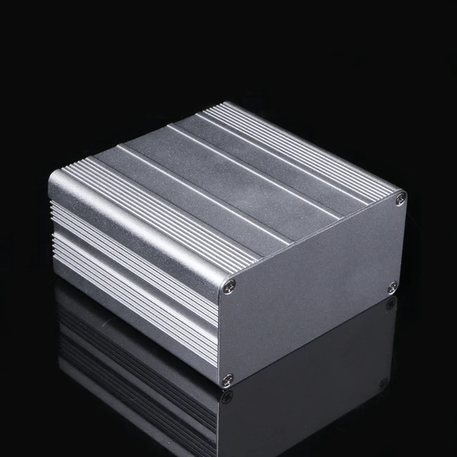 DIY Aluminium Gehäuse Fall Elektronische Projekt PCB Instrument Box 100x100  x50mm Damom - AliExpress