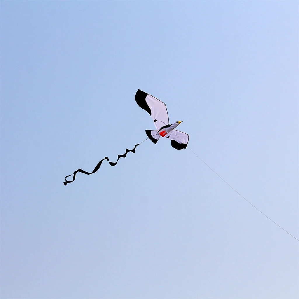 Seagull Kite Giant Easy to Fly Single Line Kites for Beach Garden Children