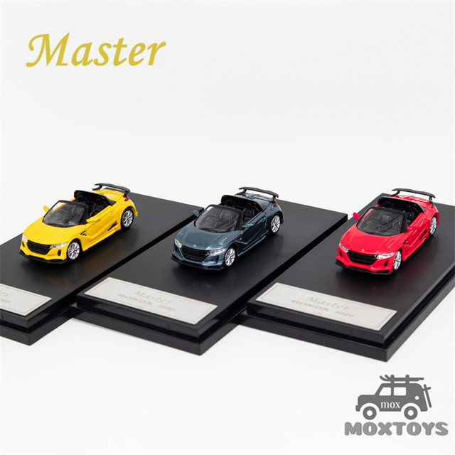 Master 1:64 Honda S660 Mugen S-Series Yellow / Blue Grey / Pink Diecast  Model Car - AliExpress