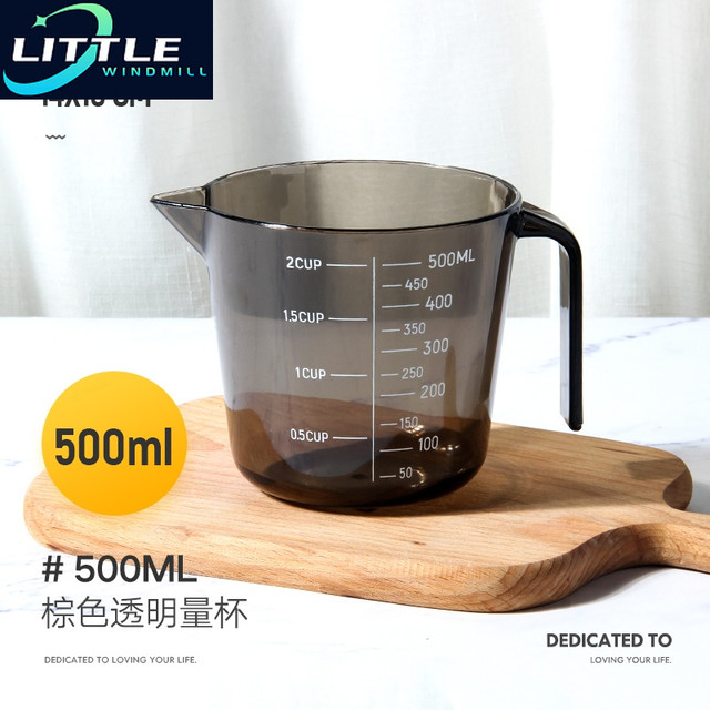 160ML Premium Clear Plastic Graduated Measuring Cup Pour Without Handle  Kitchen Measuring Cup - AliExpress