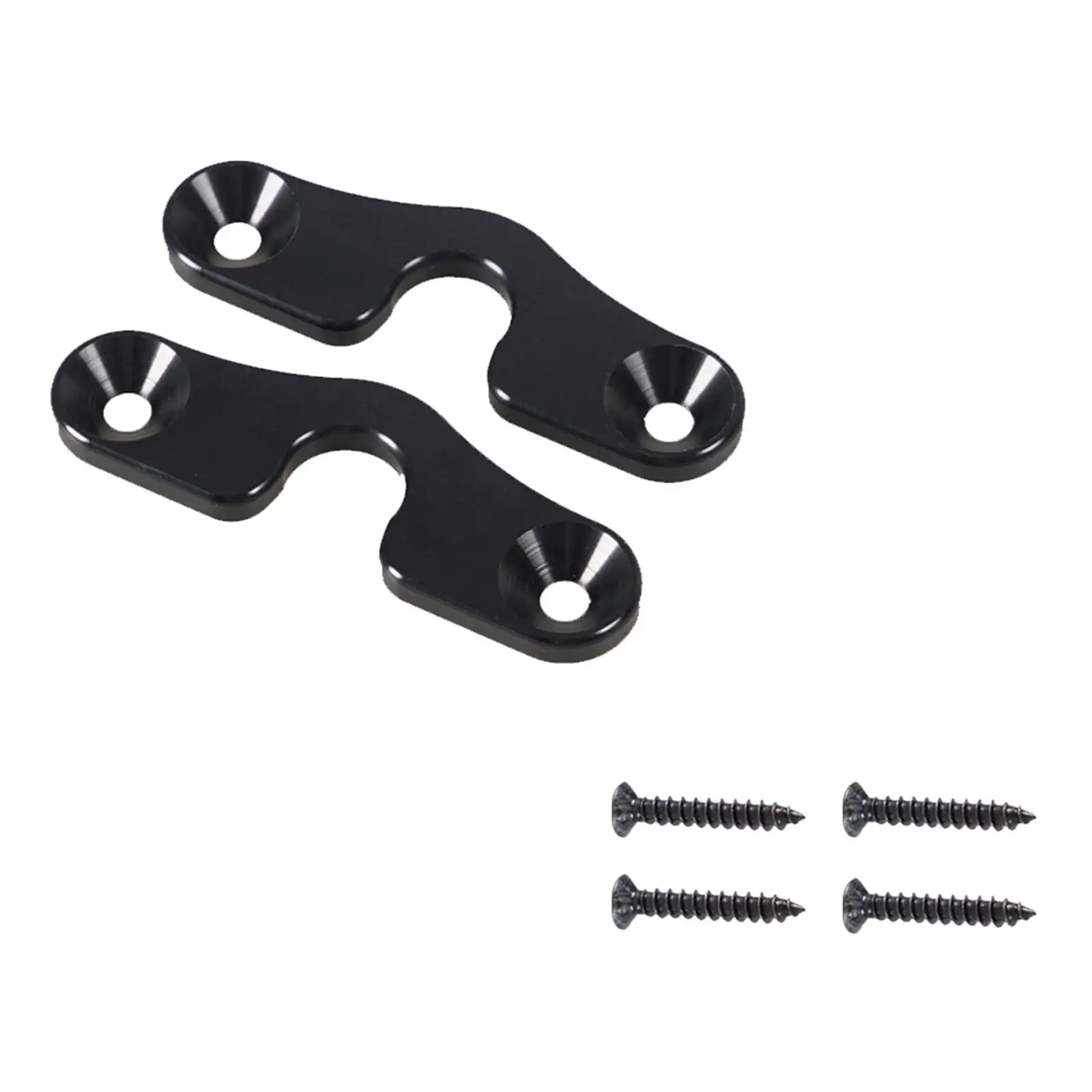 2x sun Visor Clips with Screws sun Visor Repair Plates for JK, JL, Jt Spare Parts Accessories