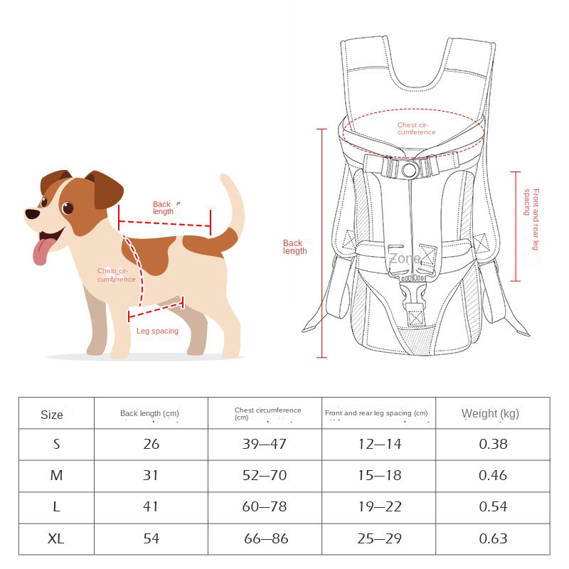 Pet Carrier Bag para Cães, Mochila de