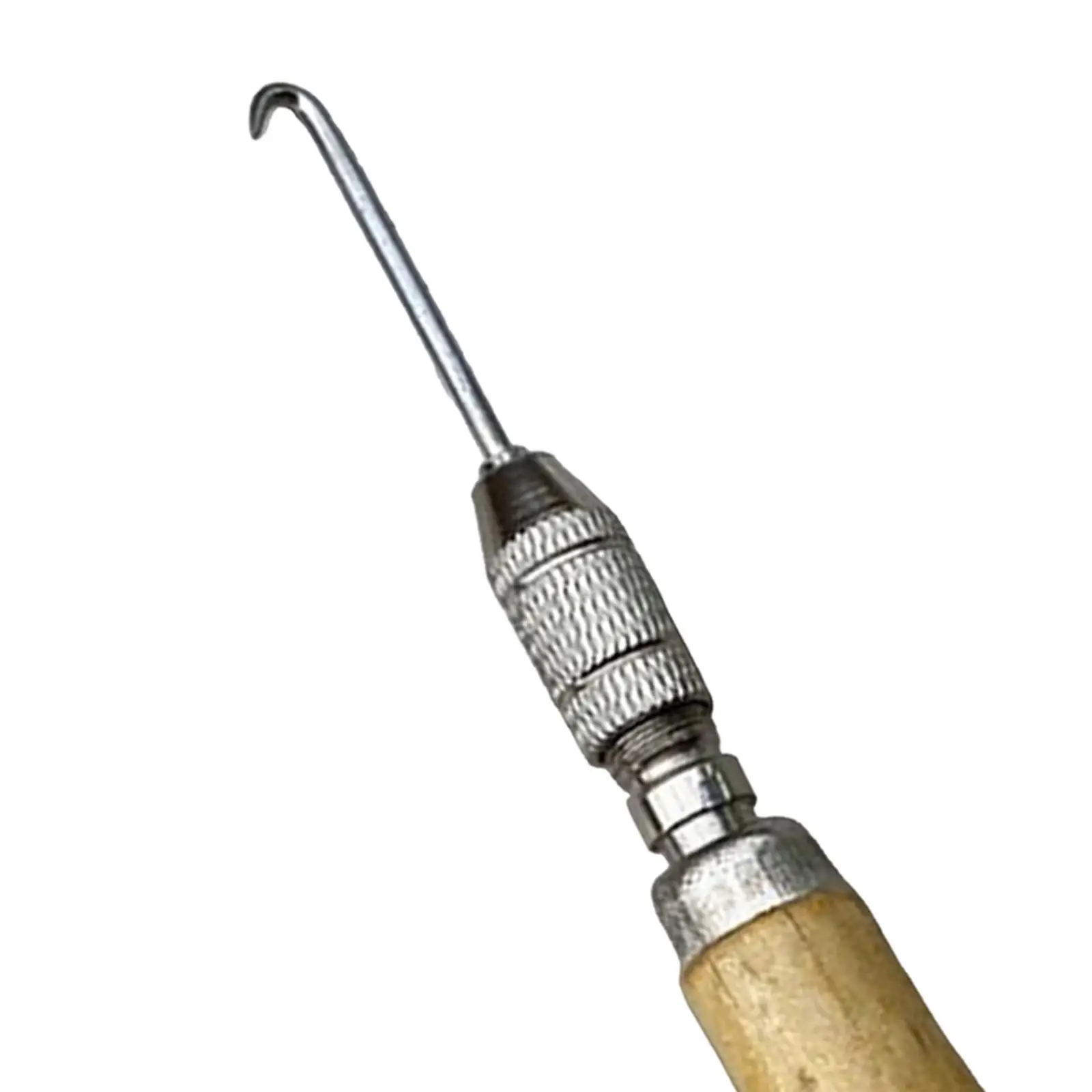 Portable Racket String Puller Badminton Wood Handle Stringing Tool Supplies