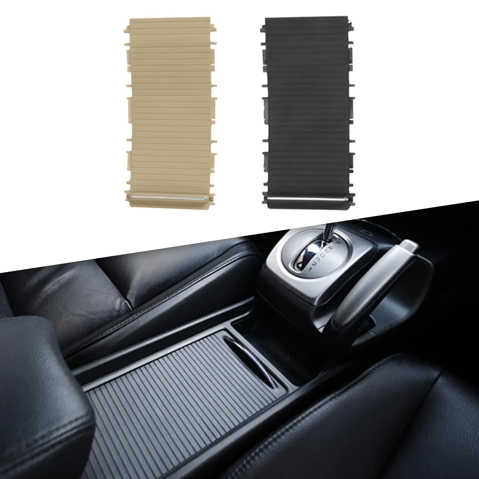 Car Water Cup Holder Slide Curtain Cover 51167038333 Durable for BMW 3 Series E46 Interior Accessories Good Performance