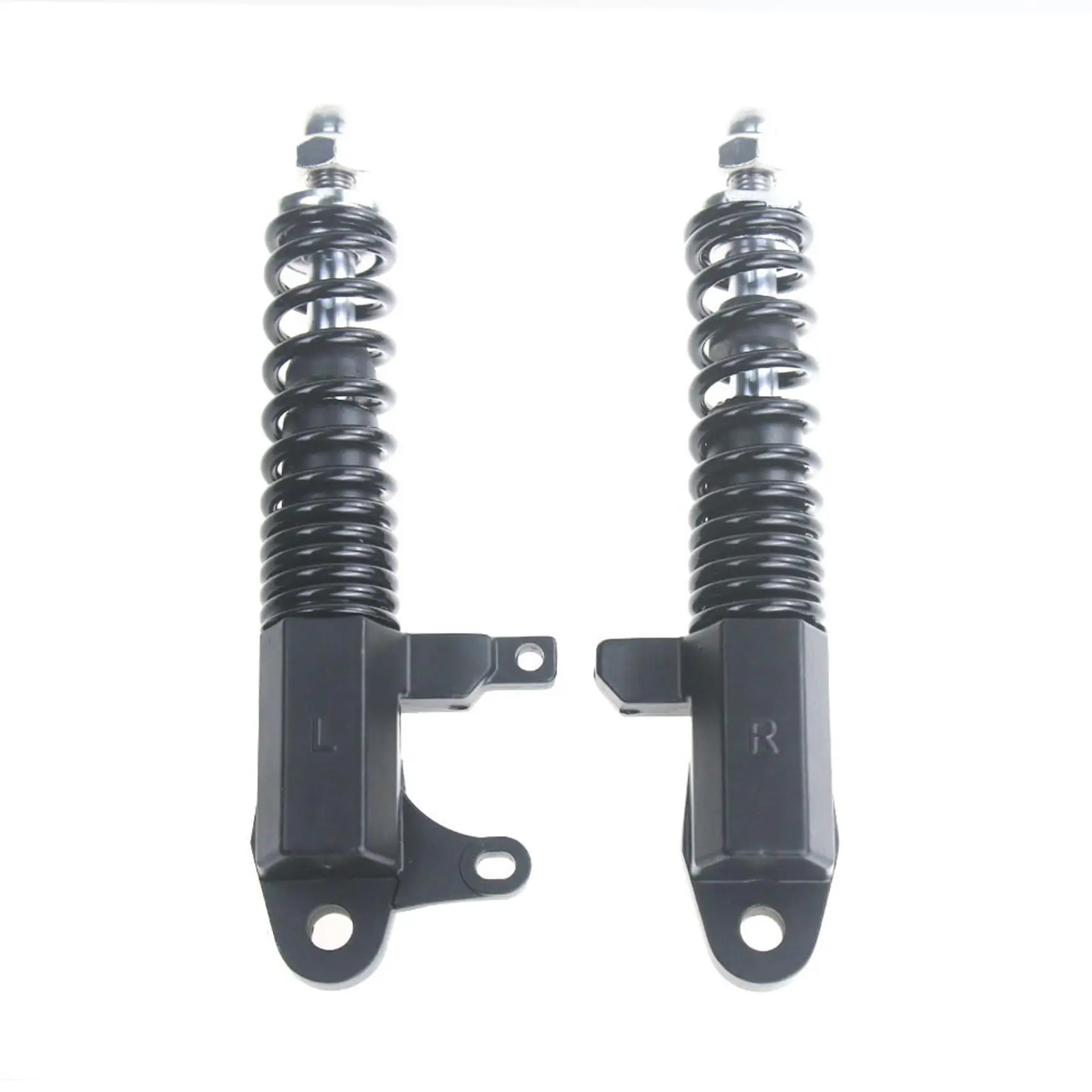 2Pcs Front Fork Shock Absorber Black 10