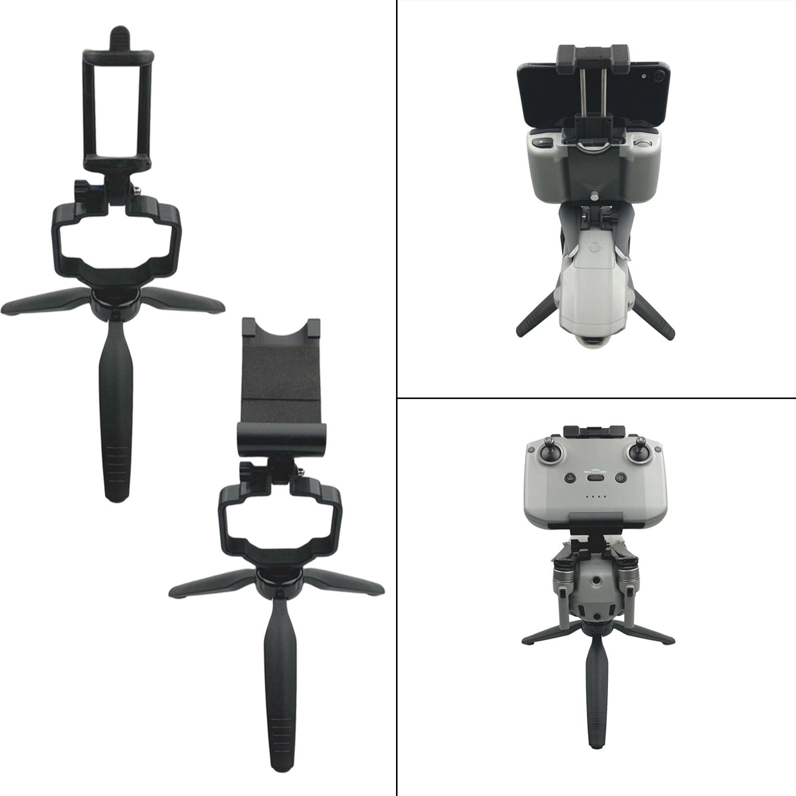 Foldable Handheld Gimbal Stabilizer Bracket Mount Holder Clips Clamps 1/4 Tripod Shockproof for DJI Mavic Air 2/2S Drone