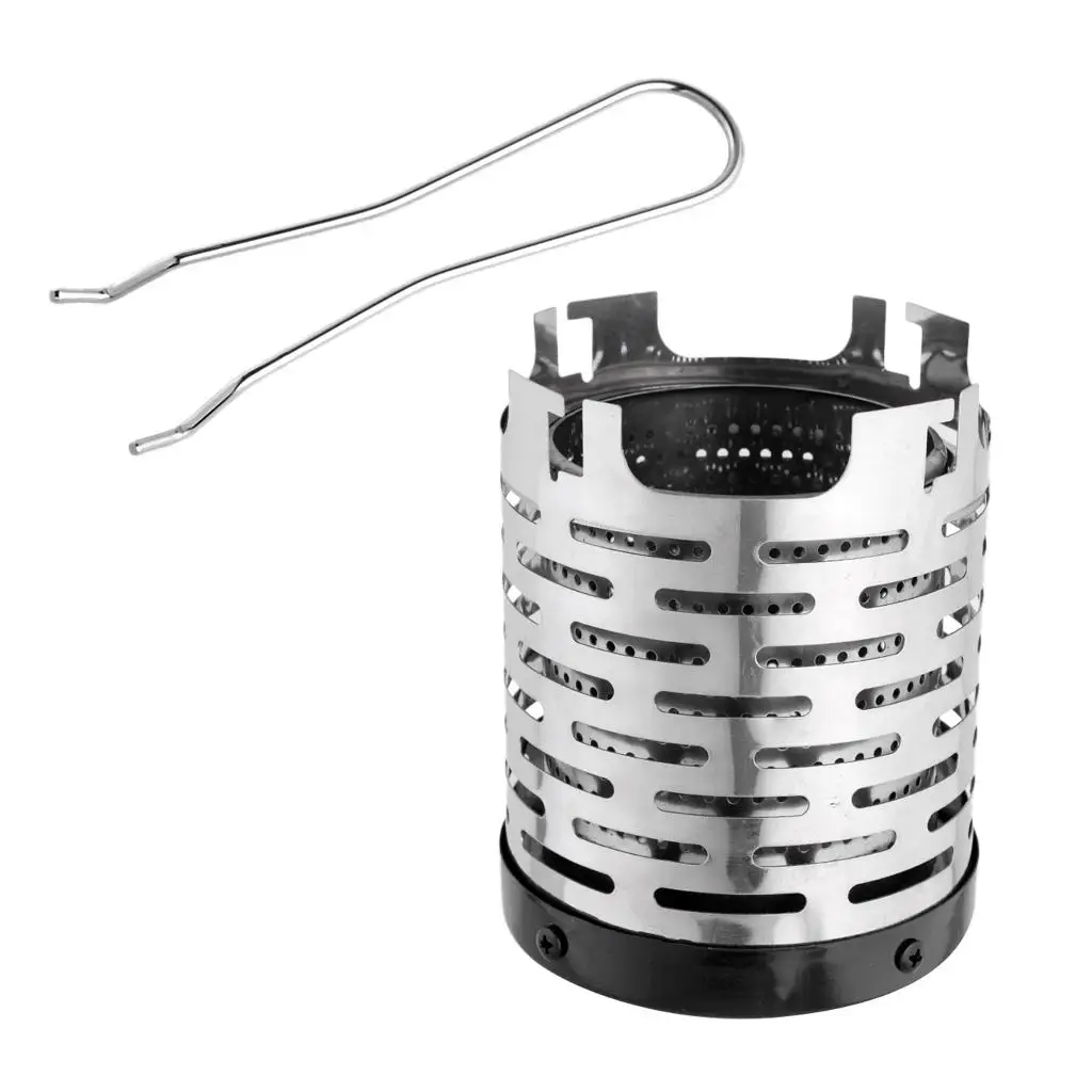 Camping Mini Heater, Portable Camping Stove  Cover Spark Protective