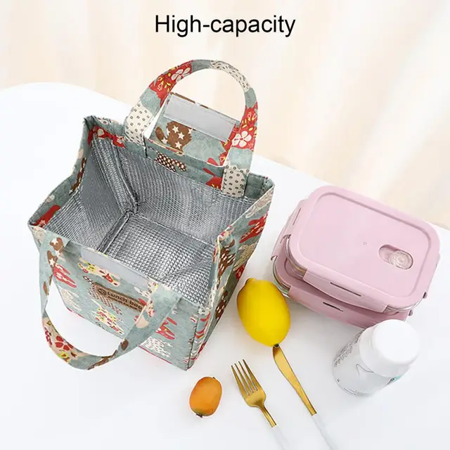 Lunch Bag Adorable Children Insulated Lunch Pack Box Waterproof Lunch  Containers loncheras para niñas контейнер для