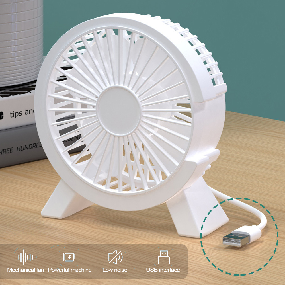 Title 1, 4 Inch Portable Electric Fan USB Input Table Fa...