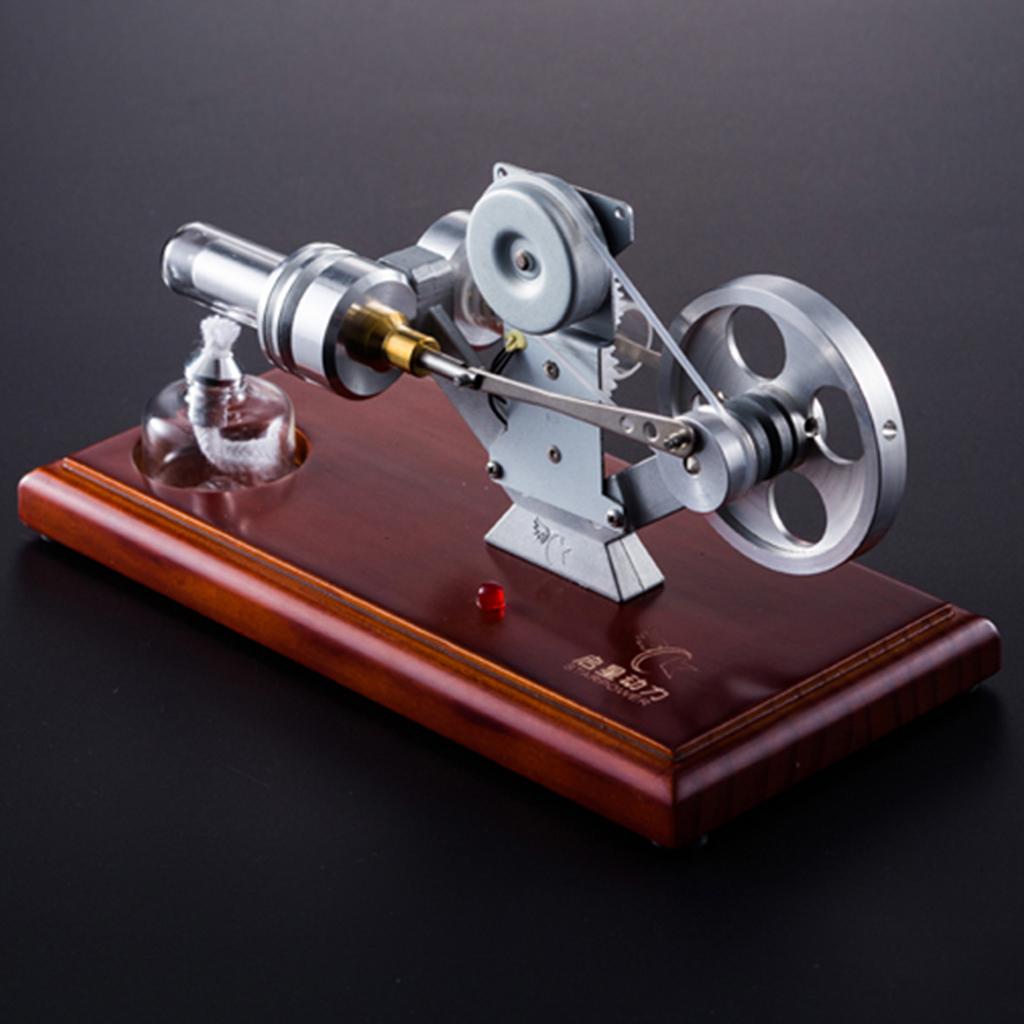 Stainless Steel Stirling Engine Electric Generator Engine Student Training