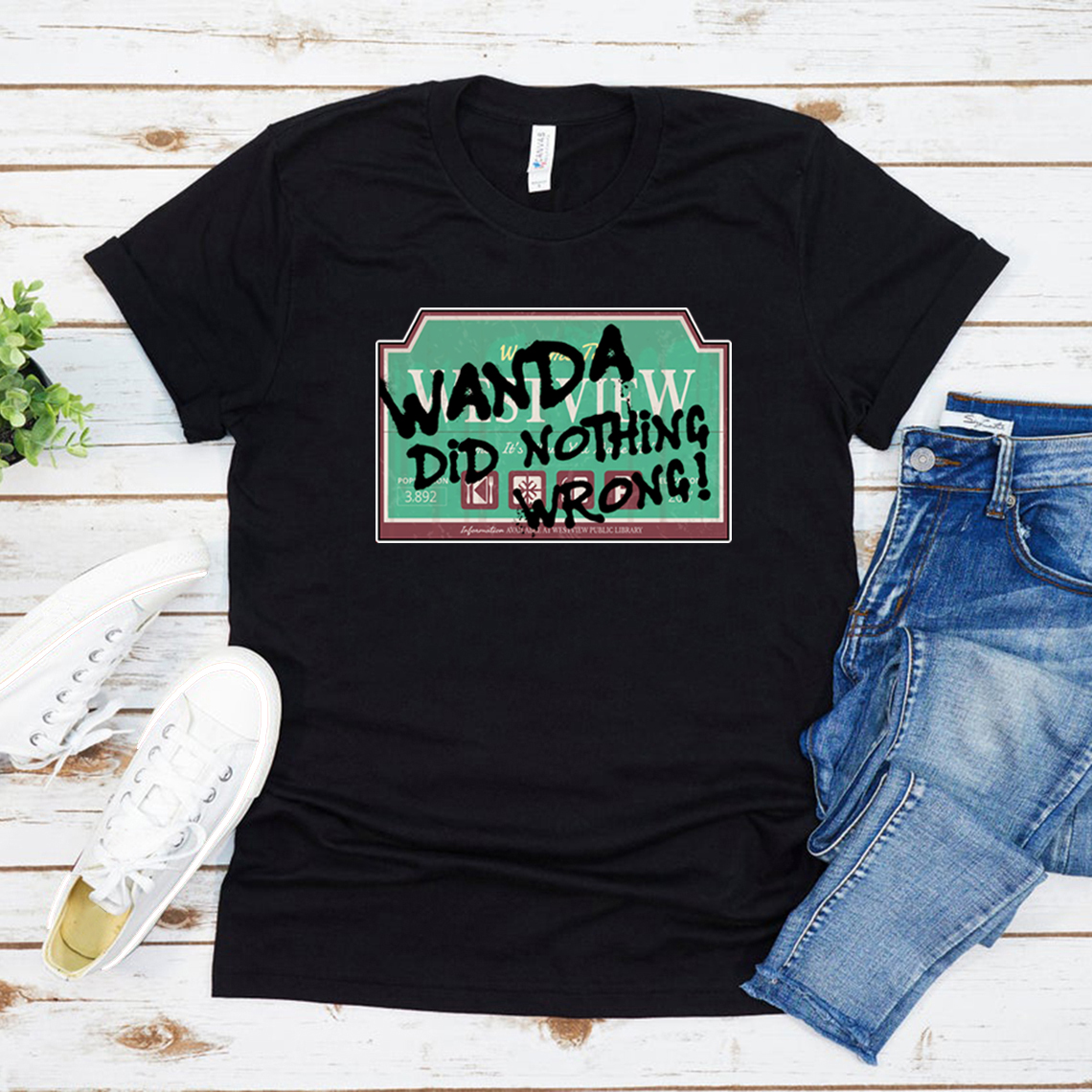 wanda não fez nada errado unissex wanda maximoff camiseta bruxa escarlate camisa de manga curta pescoço tshirt gráfico camisetas