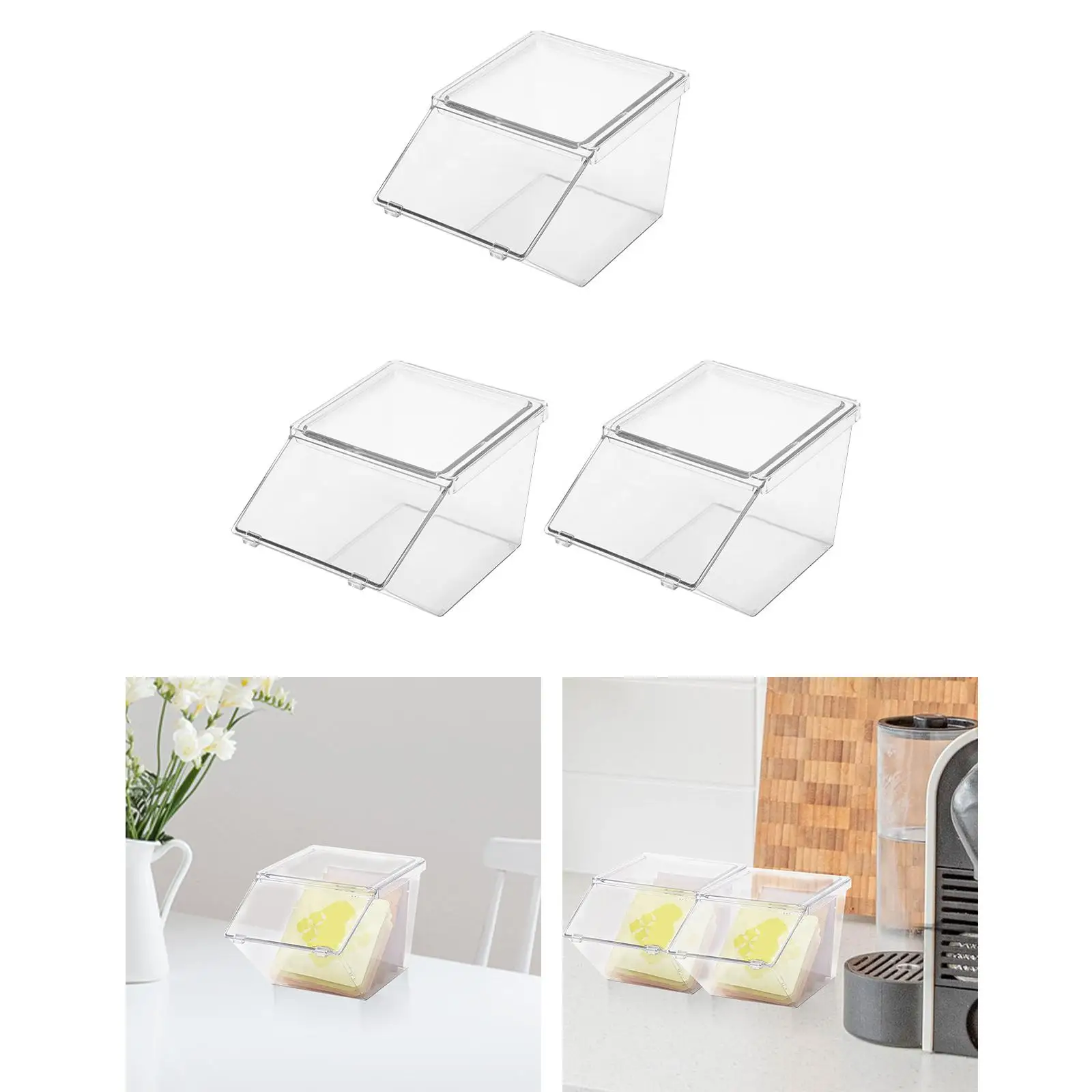 Tea Bags Organizer Multifunctional Large Capacity Coffee Snack Holder Rack for Bedroom Office Cabinets Kitchen Sugar Packets