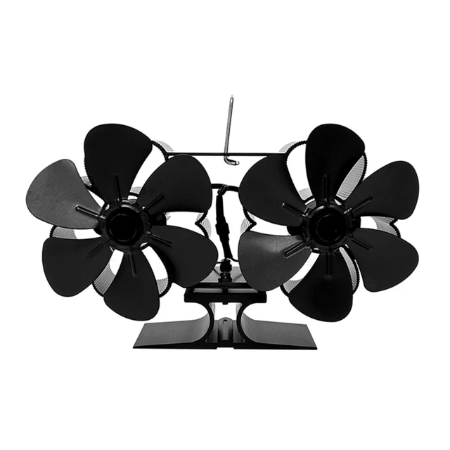Heat Powered Stove Fan Heat Circulation Fan for Wood Stove No Batteries  Required R9UF - AliExpress