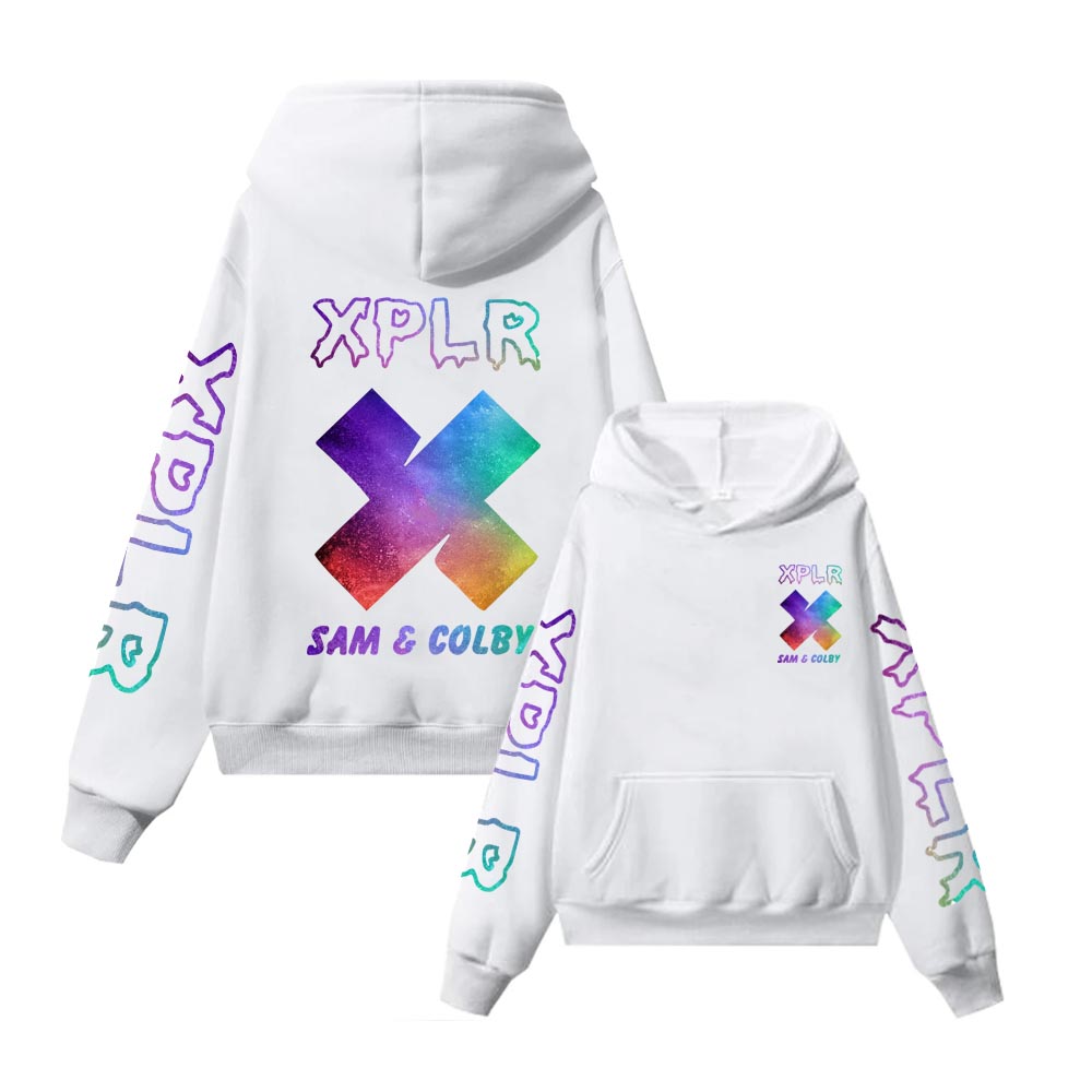 Title 3, 2023 Xplr Sam e Colby Chainlink Merch Felpa con...