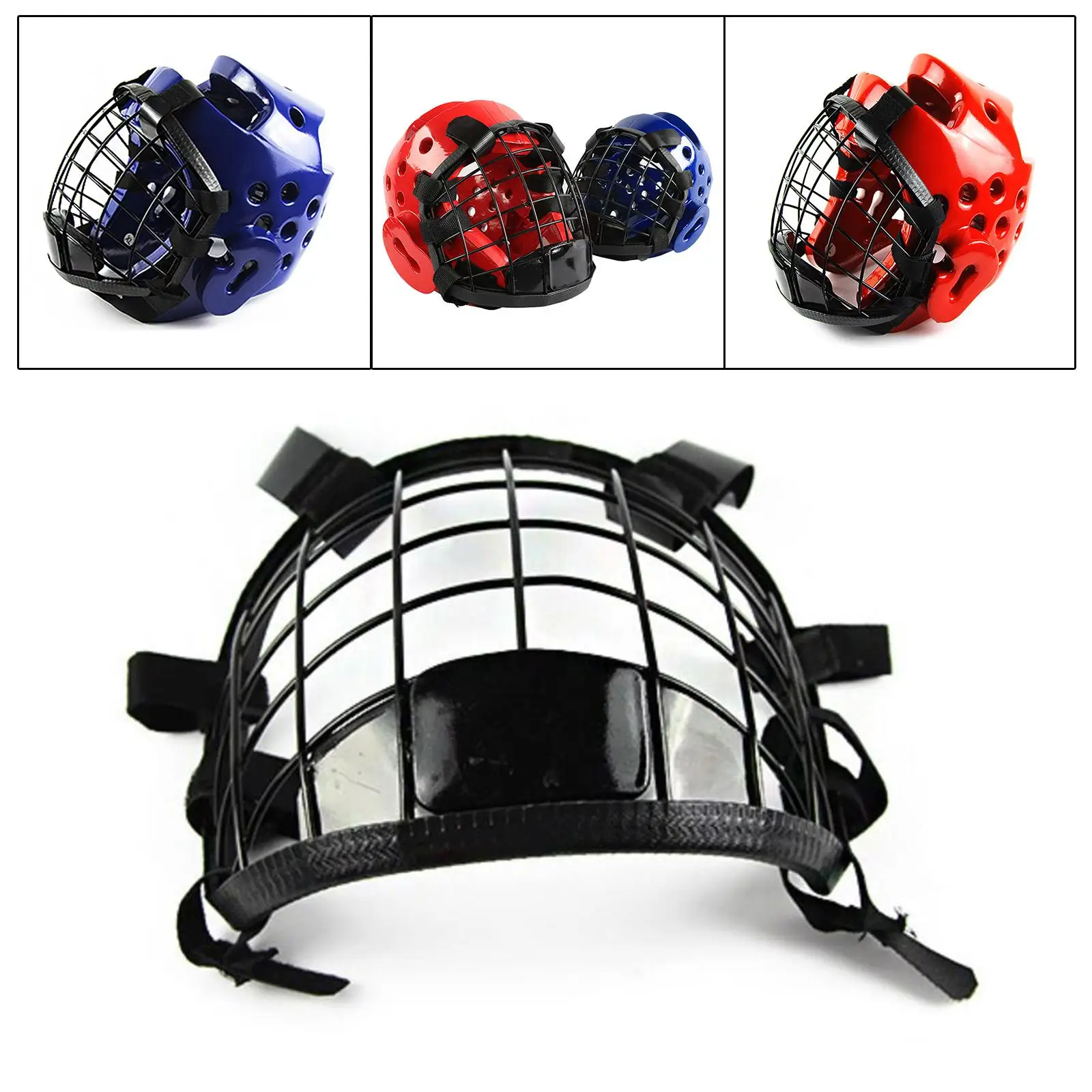 Metal Taekwondo Guard Child Removable Face Protective Face Guard Training Gear for Sparring Sanda Grappling Kickboxing