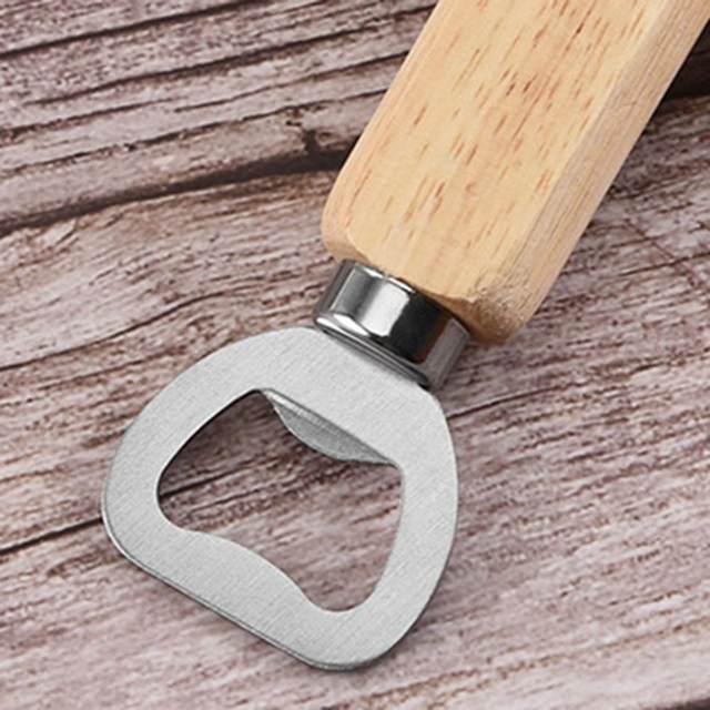 2/6/12Pcs Wine Opener Bottle Opener Wood Handle Beer Bottle Opener Rust-Proof  Can Opener for Home Kitchen Bar - AliExpress