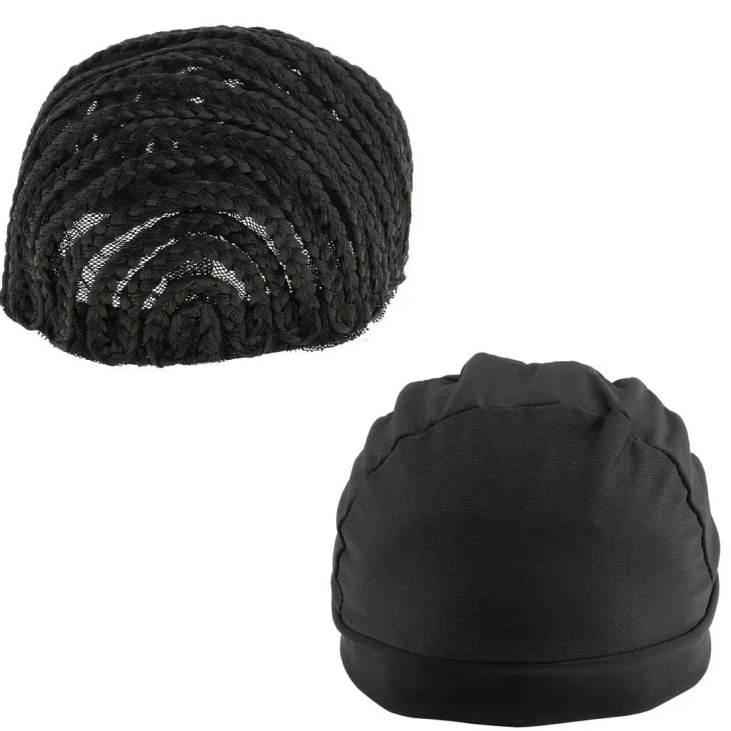 Cornrow Cap for Making Braids And Elastic Spandex Dome Cap Mesh Hair Net