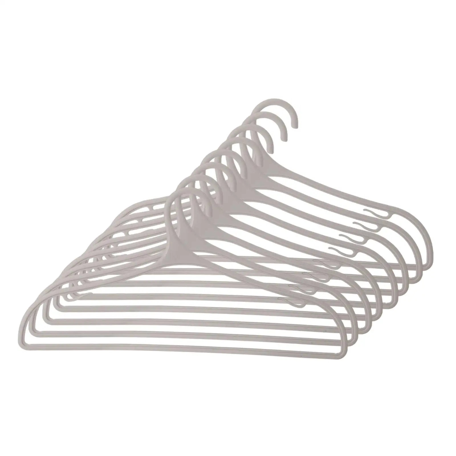 8Pcs Nonslip Hangers Hanging Drying Hangers Wide Shoulder Space Saving with Hooks for Household Laundry room Pants Socks