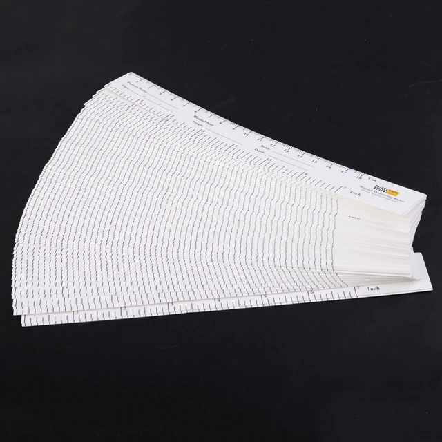 WINTAPE100Pcs/Roll Educare Wound Adhesive Ruler Paper wound