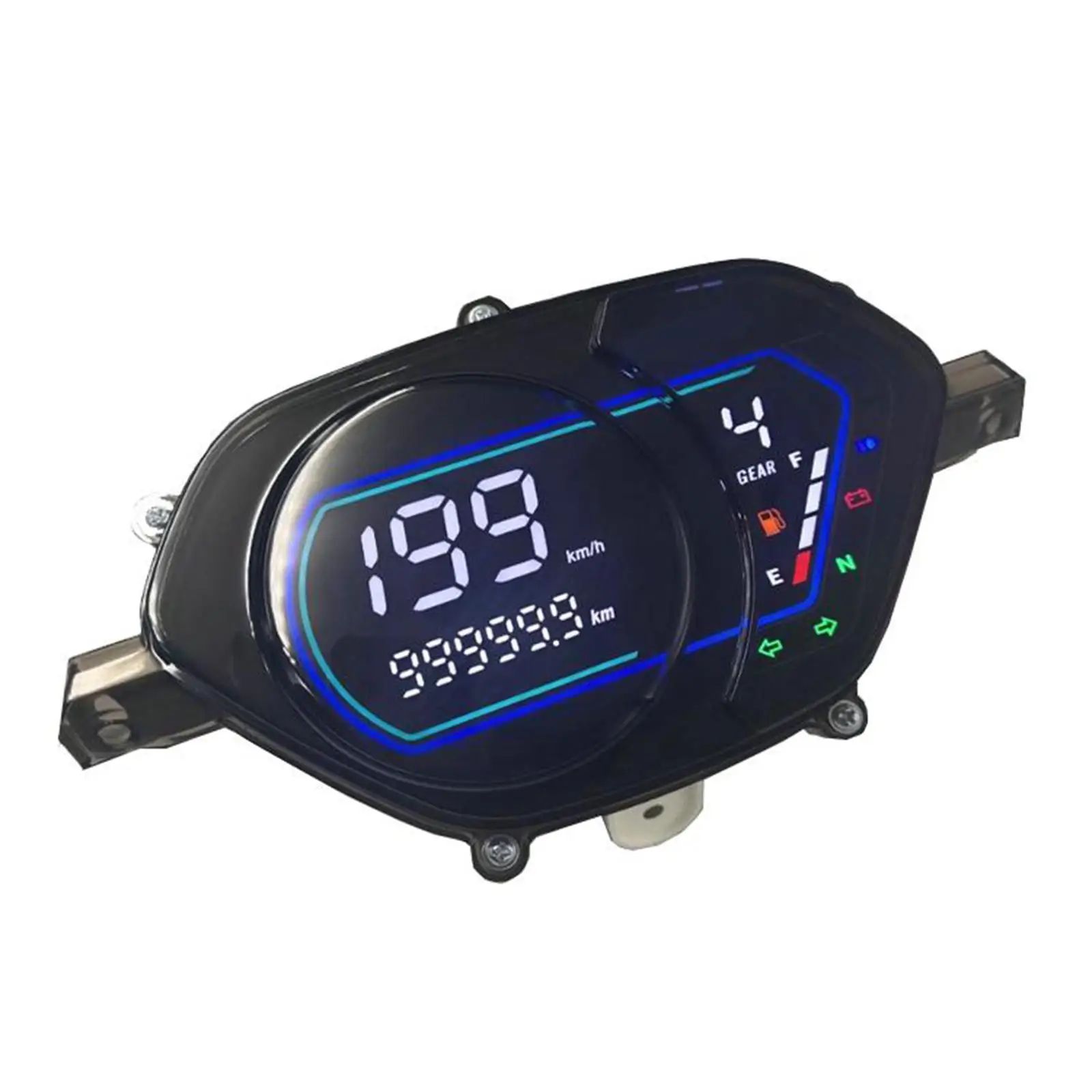 Motorcycle Instrument Replace Max 199km/H 12000RPM Speedometer Automatically Adjustable Brightness Low Fuel Alarm Accessories