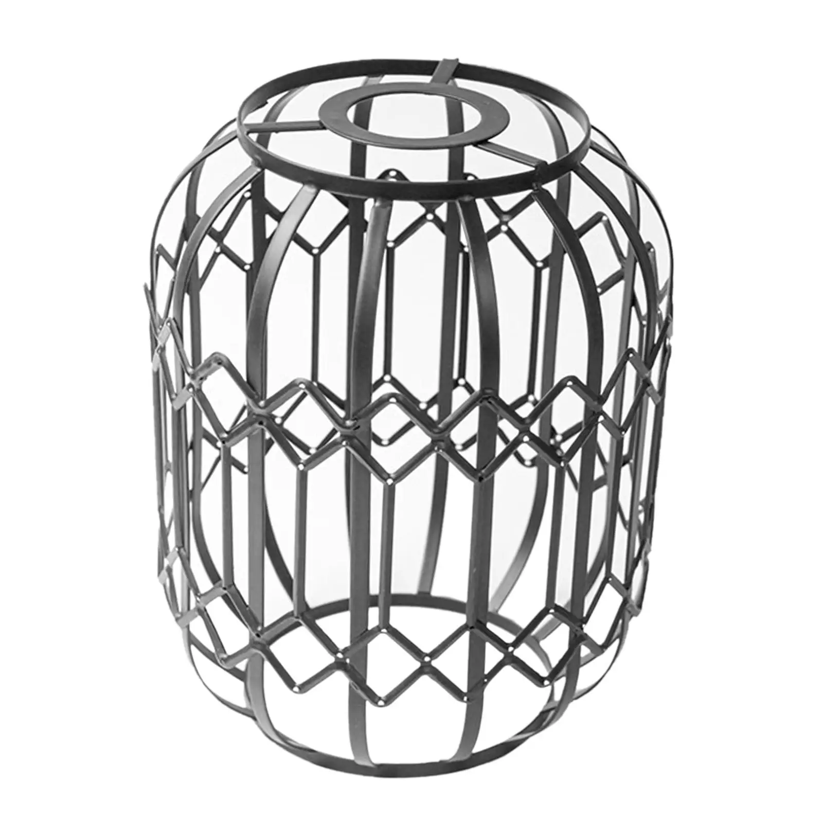 Metal Lamp Bulb Guard Light Cage DIY Chandelier Lampshade Craft Accessories