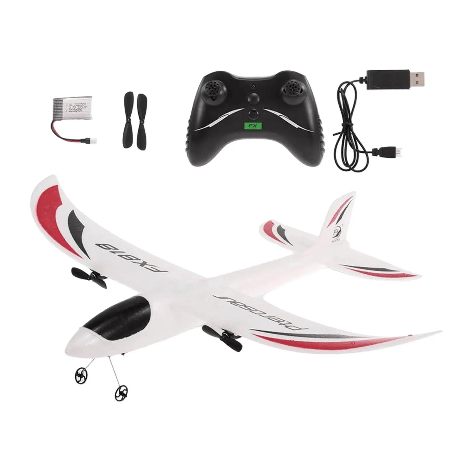 4 Channel Remote Control Glider Toys Drone FX-818 RC Airplane