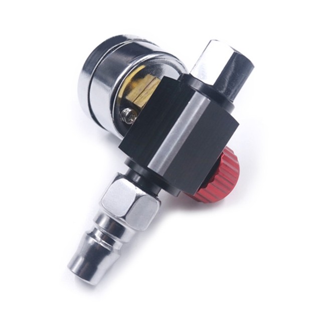 Régulateur Pression Air LANTRO JS - 1/4" - Manomètre Filtre Eau - Pour Pistolet Peinture