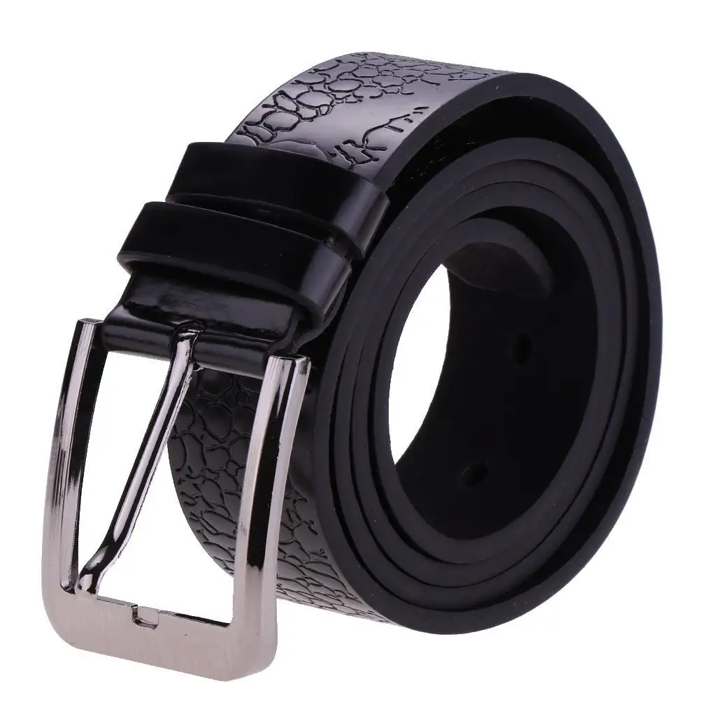 Men` Buckle Belts PU Leather Waistband Waistbelt Fashion Accessory Gift