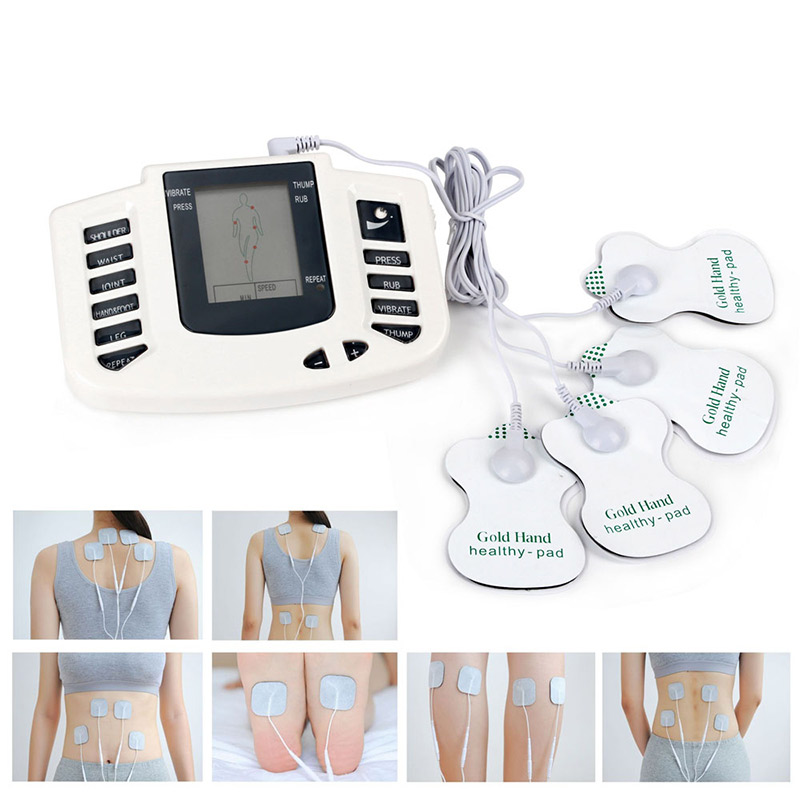 Best of EMS Tens Massage Unit + 16 Pads Russian Electrical Pulse Acupuncture Full Body Relax Muscle Therapy JR309 Massager Stimulator Reviews & Tips - Image 2