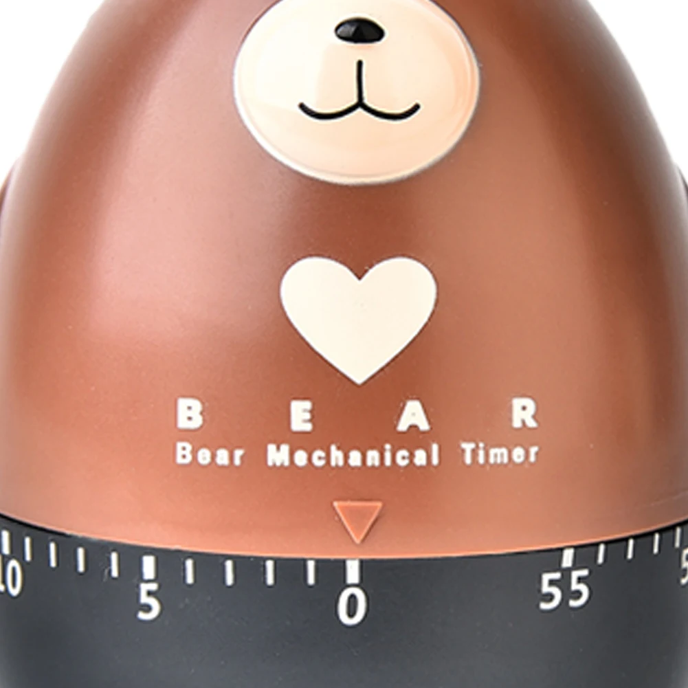 Egg Timer   1pc Kumamoto Bear Plastic Kitchen Countdown Mechanical Kitchen Cooking Baking Timers Kitchen aid Tools Cartoon animal bears