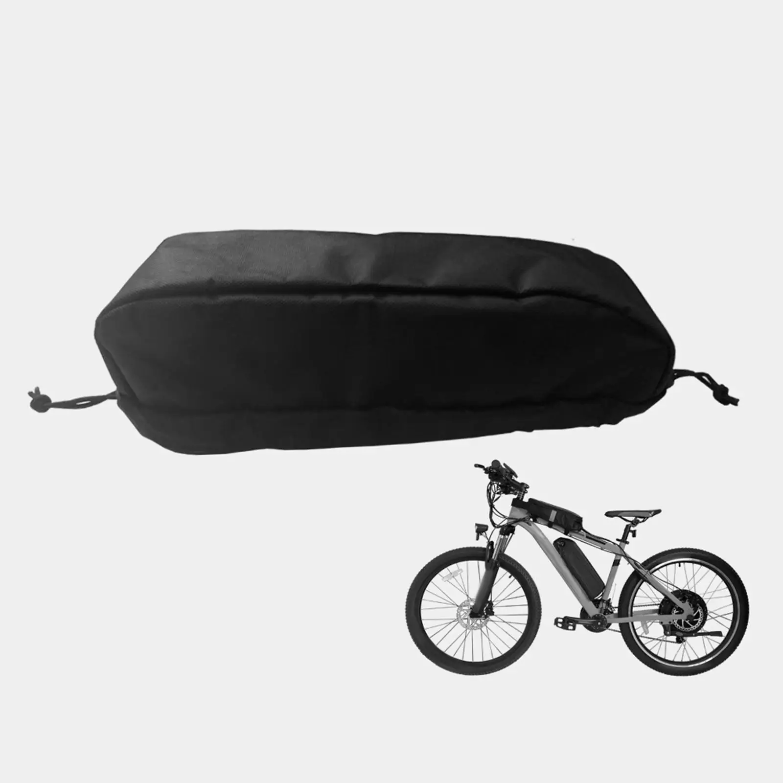 Dustproof Battery Protect Cover Accessories Portable Wear Resistant Weather Protection Frame Cover for Electric Bicycle Outdoor