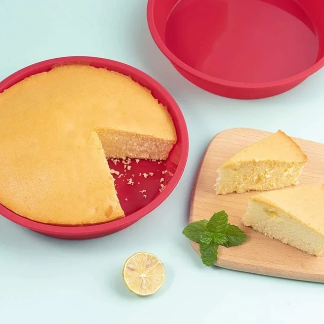 4 6 8 10 pollici stampo per torta rotondo stampi in Silicone per torte  teglia antiaderente forme da forno pasticceria Molud - AliExpress