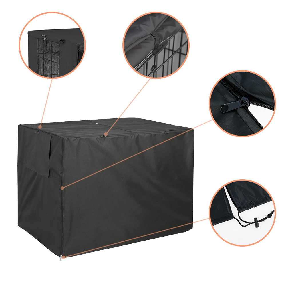 Title 3, Outdoor Dog Crate Cover Rainproof Dust Windproo...